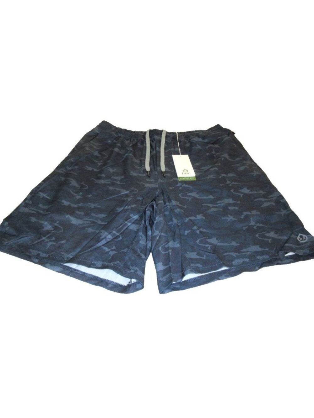 Tasc Performance Men's Recess 8 inch lined shorts Navy Blue Camo Size Large